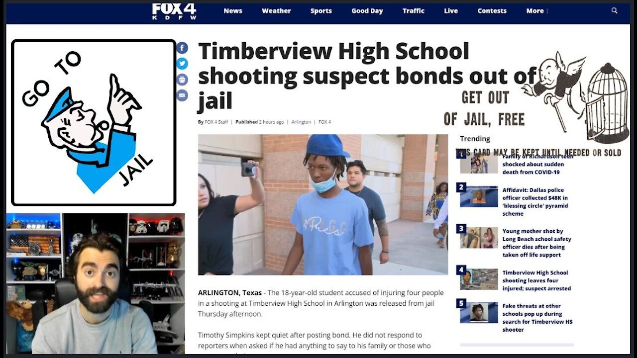 School Shooter RELEASED From Jail On Bond! WTF!