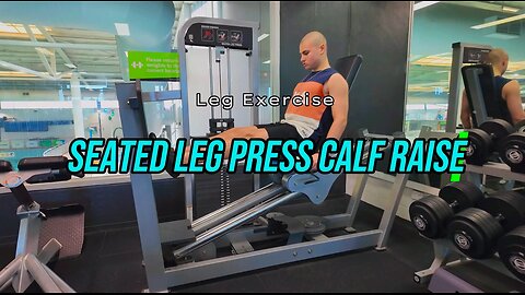 Seated Leg Press Calf Raise | LEGS Exercise