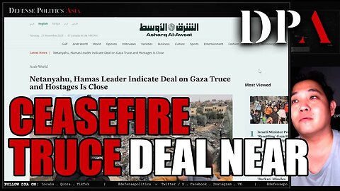 ISRAEL & HAMAS NEAR DEAL for Hostage exchange - 50 hostages for 150 prisoners held by Israel