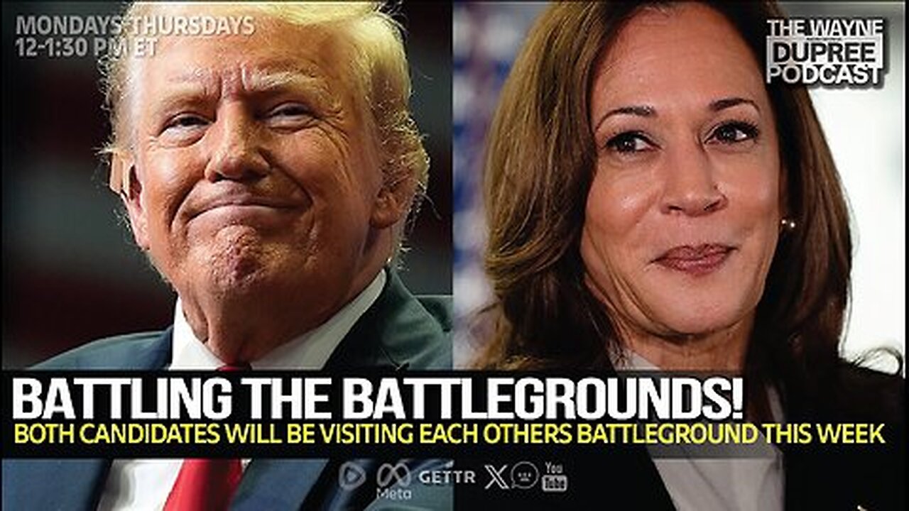 DNC Convention Begins, Harris/Trump Have Rally Plans This Week - The Wayne Dupree Show