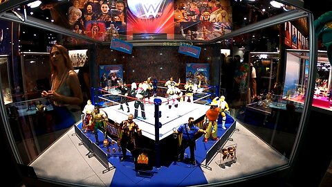 WWE Booth a Comic Con in San Diego 2024