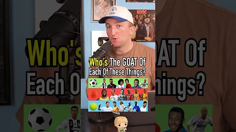 WHO’S THE GOAT?? Speed Round Rankings! #shorts #goat #messi #ronaldo #nfl #boxing #futbol #sports