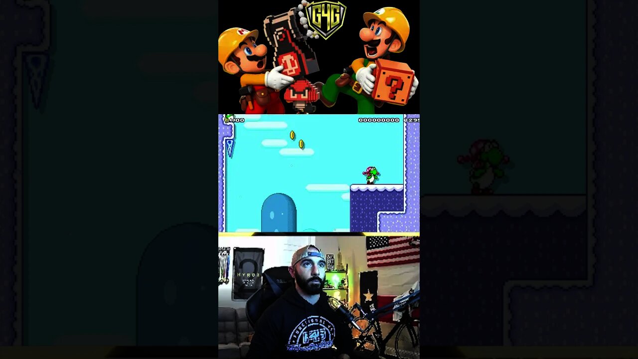 YOSHI'S DEAD! (Part 1) Mario Maker 2: Super Expert Speedrun #nintendoswitch #shorts #mariomaker