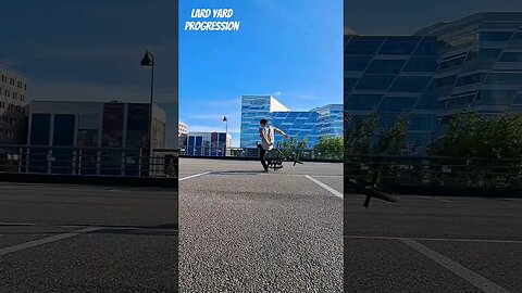 Flatland Bmx Lard Yard Progression #short #bmx #flatland