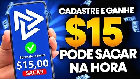 APP QUE PAGA 15 REAIS PARA SE CADASTRAR - APP QUE PAGA POR CADASTRO NA HORA VIA PIX