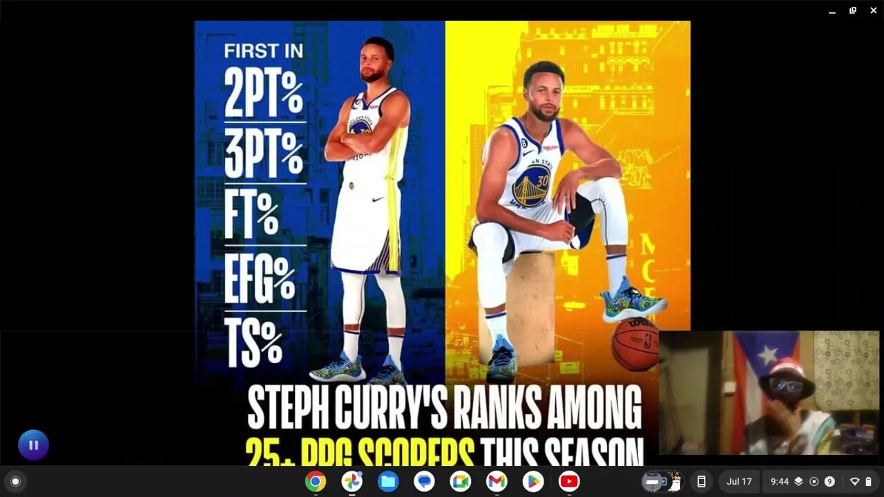 I THINK STEPH CURRY WILL WIN ANOTHER RING BEFORE RETIREMENT !!!