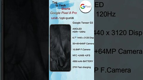 Google Pixel 8 Pro || Shorts || Tag to Tech