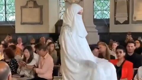 Burqa fashion show in Birmingham Cathedral