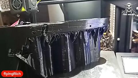 Live 3D Printing a cordless hole punch