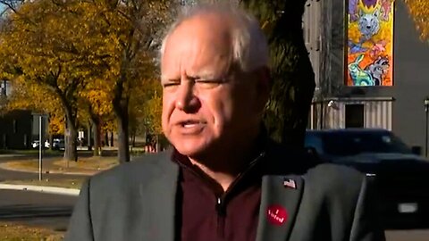 Tim Walz Says "I Appreciate" John Kelly Speaking Out About Trump's Apparent Views on Hitler