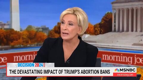 MSNBC host Mika Brzezinski has a full on-air meltdown about Trump