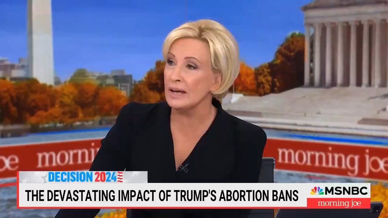 MSNBC host Mika Brzezinski has a full on-air meltdown about Trump