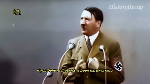 Hitler “Pronounce if you believe my work is right”
