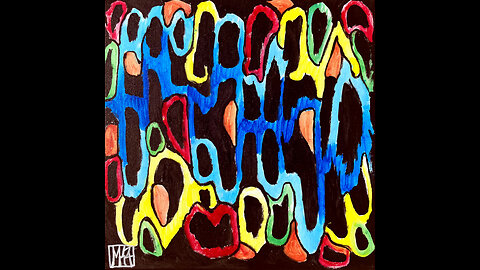'Mind Drip' Original Art Painting Timelapse 6-25-24
