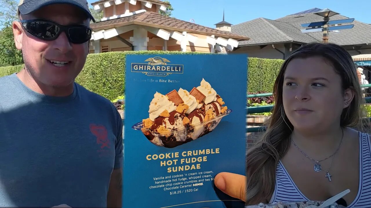 Is This Ghirardelli Sundae Worth The Hefty Price Tag? | Disney Springs | Walt Disney World 2023 |