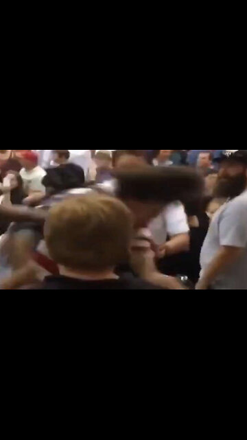 Antifa Gets Knocked Out Trying to Heckle Trump