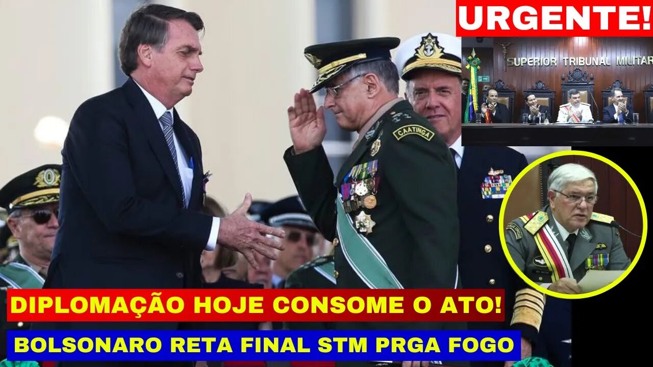 CHEGOU DIA SERÁ DIPLOMANDO AGORA BRASÍLIA TUDO OU NADA CORONEL GENERAL E COMANDATE S.T.M PEGA FOGO!