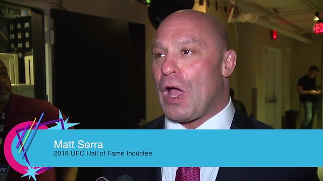 Former UFC champion Matt Serra on his Hall of Fame induction