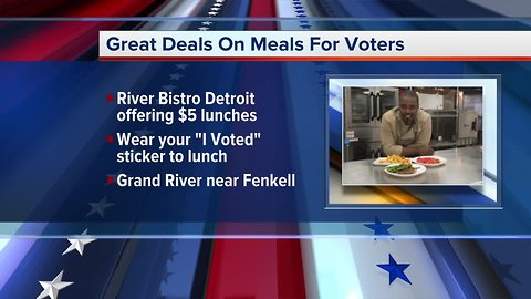 Deals on meals for voters in metro Detroit