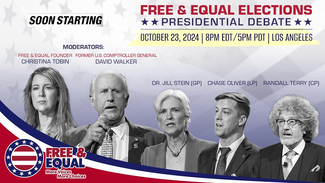 Free & Equal 2024 Presidential Debate: The Voices America Needs to Hear