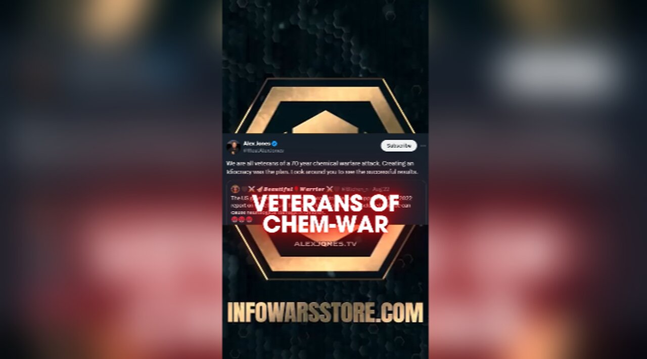 Veterans in Satan's War on God's Creation - Alex Jones on X