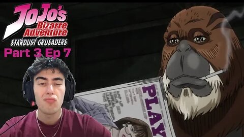 NAUGHTY MONKA | Jojo's Bizzare Adventure REACTION | Part 3 Ep 7