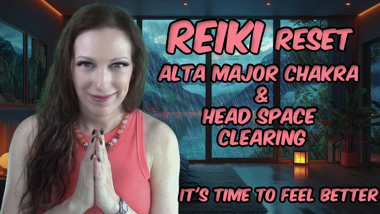 Reiki✨Clearing The Alta Major Chakra & Head Space😊Crystals & Smudge💎Uplifting Energy Reset