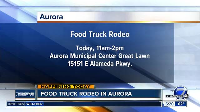 Aurora hosts food truck rodeo on Friday
