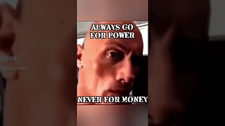 always go for #power never for #money