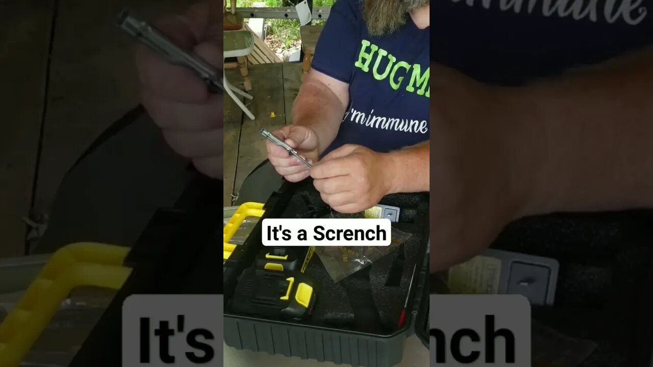 What is a Scrench? #chainsaw #chainsawtool