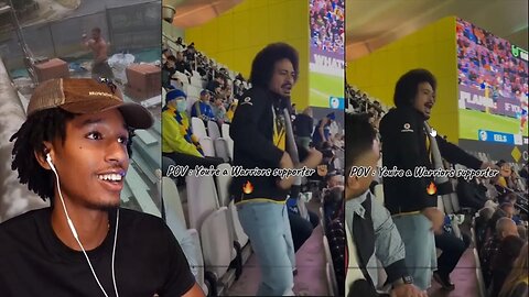 He Wildin Over The Warriors 😂 - TIKTOK COMPILATION REACTION