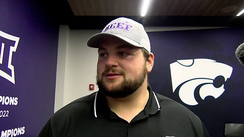 Kansas State Football | Cooper Beebe Postgame Interview | K-State 44, UCF 31