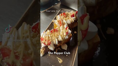 New Item at The Pepper Club in Las Vegas. Pumpkin Spiced ￼ Latte French Toast. ￼ Limited time. ￼
