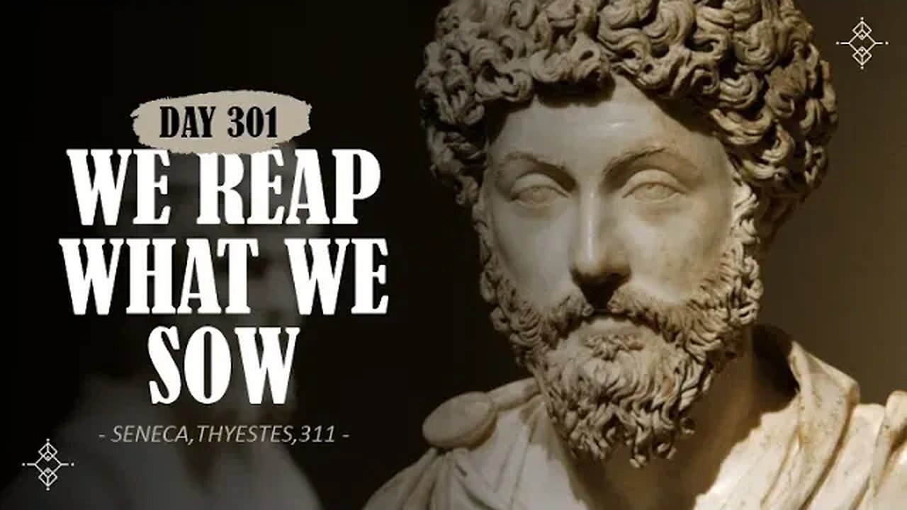 We Reap What We Sow - Day 301 - The Daily Stoic 365 Day Devotional