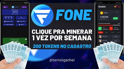 💲 GANHE DINHEIRO COM FONE - APP DE MINERAÇÃO COM PROJETO TOP