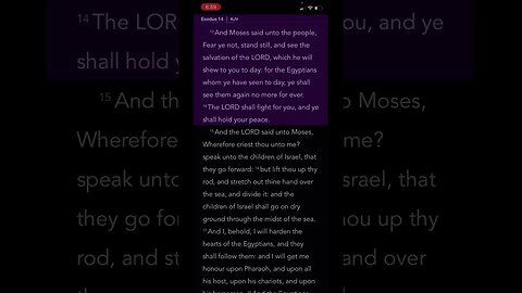 Morning Prayer 106: Exodus 14:13-14