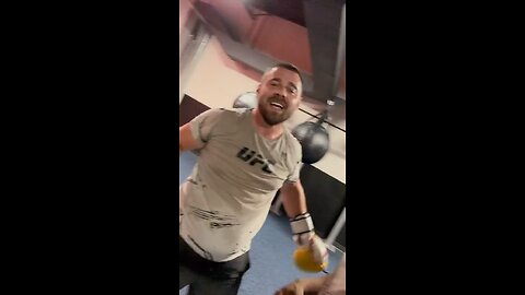 training with Leo Capoeira great professional fighter