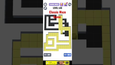 Classic Maze Game Level 148. #shorts