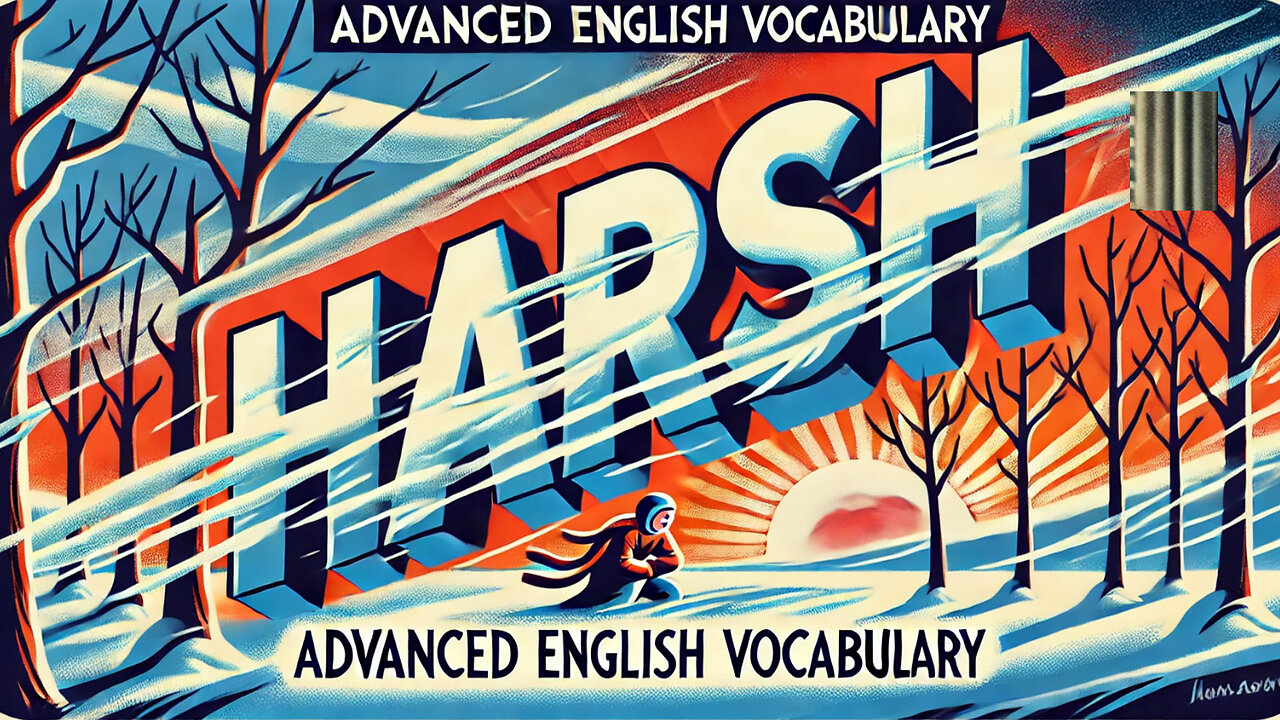Vocabulary and Pronunciation "HARSH" Advanced English