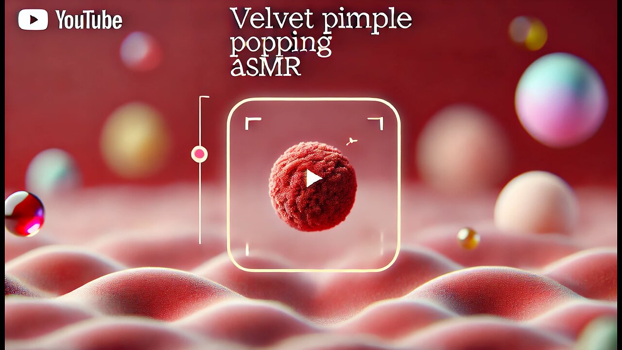 Velvet Mochi Pimple Popping ASMR