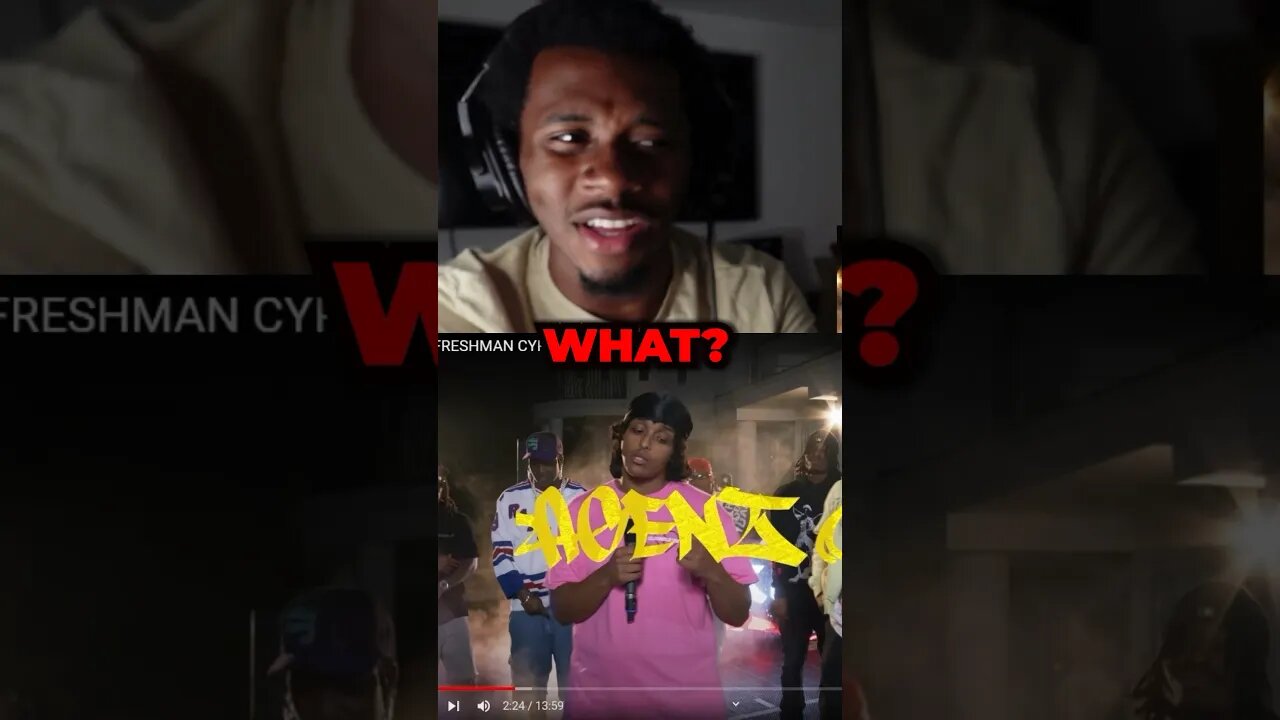 I can’t believe Agent said this on a freestyle!