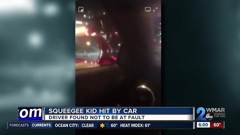 'Squeegee kid' injured after being hit by car in Baltimore