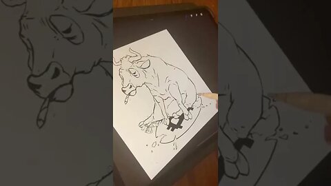 Today’s illustration #316 BTC BULLCHIT #bitcoinart #cryptoart #nftartist #digitalart