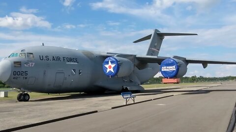 Outdoor Aircraft Display At The National Museum Of The USAF In Dayton, Ohio