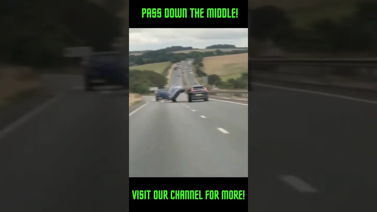 Porche Passes Down The Middle! #Shorts #YoutubeShorts #ExtremeSports #Porche #Youtube + Porche
