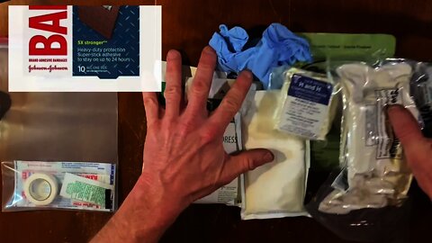 You just SHOT yourself bag, FIRST AID