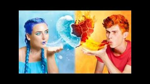 Trying crazy hot and cold challenges!