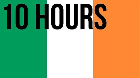 [10 HOURS] of Ireland flag waving in the wind