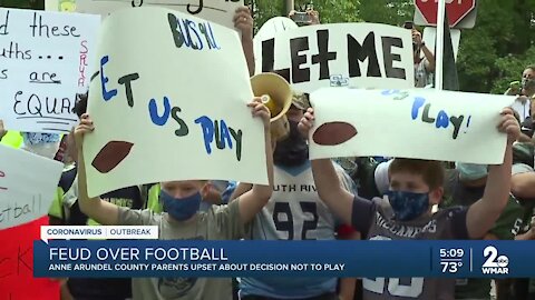 Anne Arundel County parents upset about decision not to play recreation football