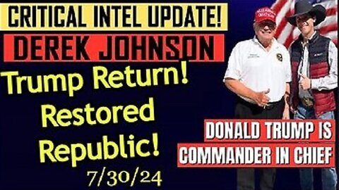 Derek Johnson- The Assassination Attempt Was Just the Beginning! US Military Making Moves Now!